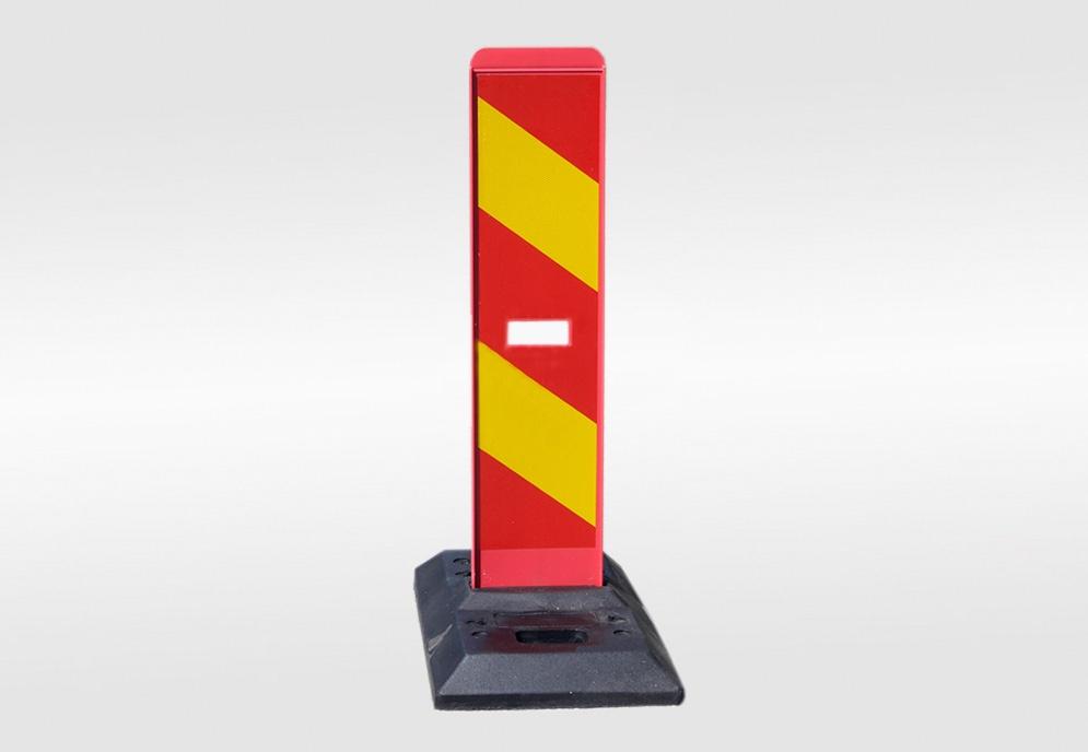 Sidomarkerings skärm med fot